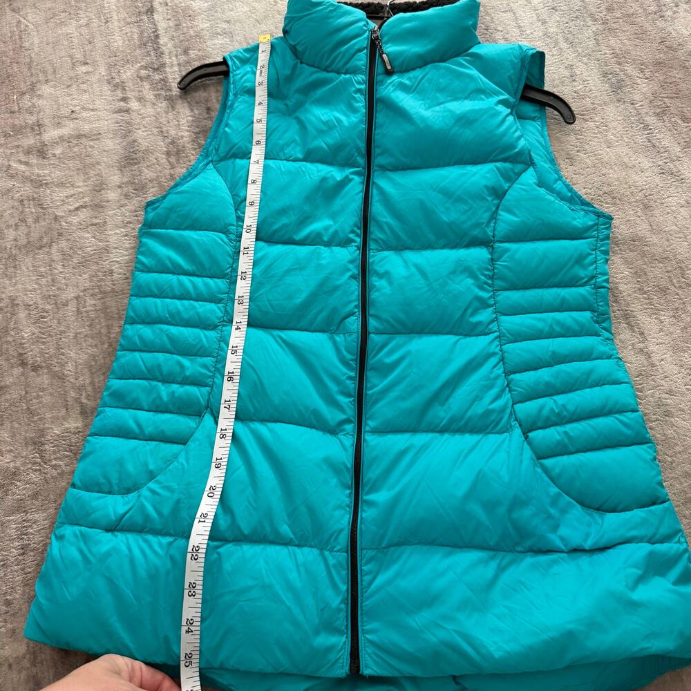 Calvin Klein aqua zip up puffer vest tennis activewear - Picture 6 of 12